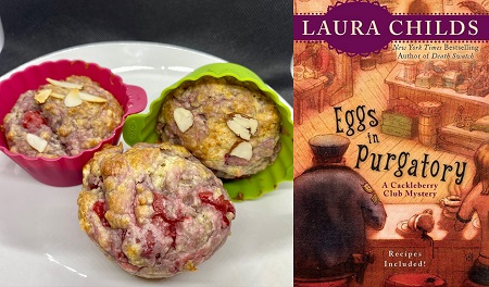 Cherry Pie Muffins from: a Cozy Mystery Novel Eggs in Purgatory