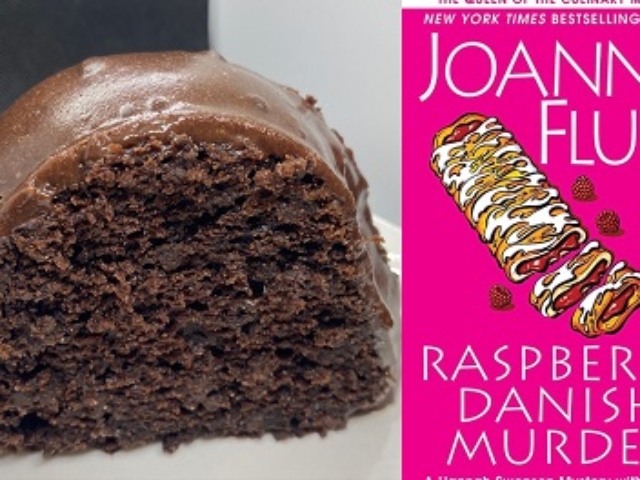 Ultimate Fudgy Chocolate Cake recipe from a cozy mystery