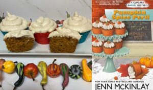 Pumpkin Spice Cupcakes from novel with recipes