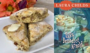 Cinnamon Date Scones and a Cozy Mystery