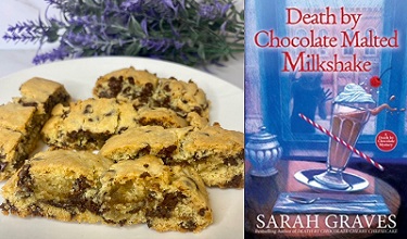 Ginger Chocolate Biscotti from: Death by Chocolate Malted Milkshake a Cozy Mystery Book Series