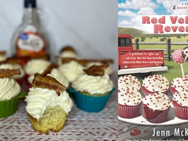 French toast cupcakes from cozy mystery novel