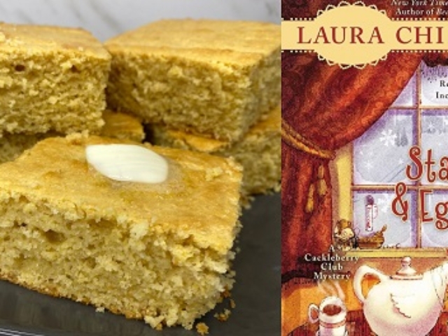 Lemon Cornbread from a cozy mystery novel