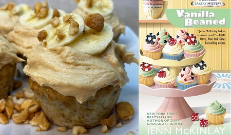 Elvis Cupcakes: Banana and Peanut Butter from a cozy mystery novel