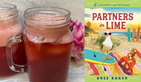 Partners in Lime with Bubbling Raspberry Tea