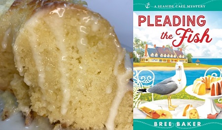 Best Rich Lemon Cake from a cozy mystery novel by Bree Baker