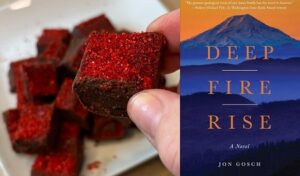 Volcano Fudge inspired by Deep Fire Rise by Jon Gosch book review and recipe.