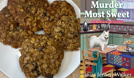 Oatmeal Raisin Spice Cookies and a Book Review of Murder Most Sweet