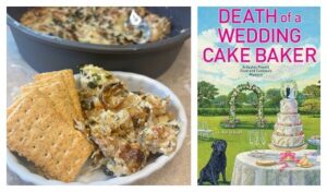 Asiago, Bacon, and Caramelized Onion Dip Recipe from Death of a Wedding Cake Baker by Lee Hollis