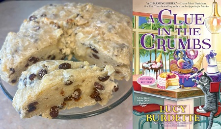 Irish Soda Bread recipe and book review of A Clue in the Crumbs by Lucy Burdette