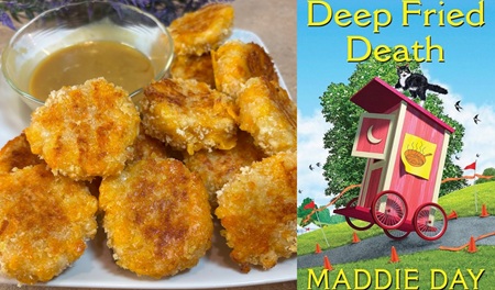 Cheese Fritters from a cozy mystery: Deep Fried Death by Maddie Day