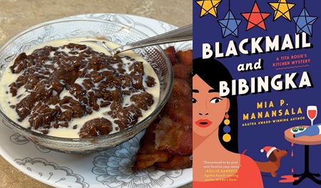 Chocolate Champorado Rice Porridge from Blackmail and Bibingka by Mia P Manansala
